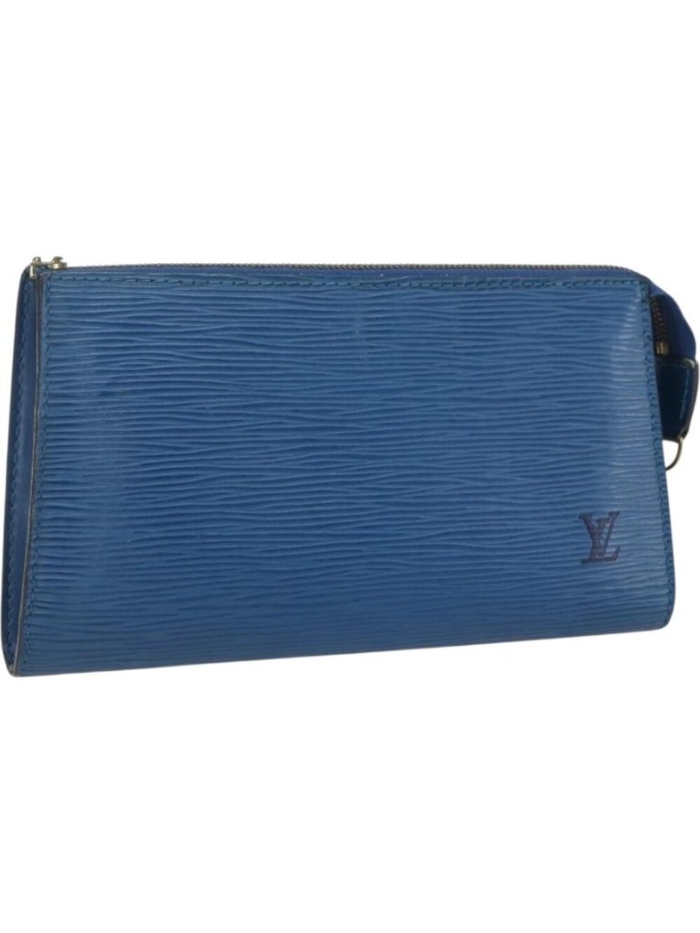 LOUIS VUITTON Epi Pochette Accessoires Pouch Blue M52985